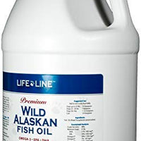 Life Line Pet Nutrition Wild Alaskan Fish Oil Omega-3 Supplement for Skin & Coat - Supports Brain, Eye & Heart Health in Dogs & Cats - BESTMASCOTA.COM