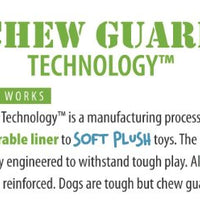 Juguete para perro de felpa, goDog, dinosaurios con tecnología Chew Guard - BESTMASCOTA.COM