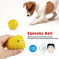 Idepet Pelota de juguete para perro, no tóxica, resistente a mordidas, pelota de juguete para mascotas, perros, cachorros, gatos, alimentador de comida para mascotas, masticar, limpieza de dientes, juego de pelotas de ejercicio, 2 unidades, azul y verde - BESTMASCOTA.COM