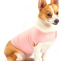 Furubaby Ansiety - Abrigo para perro con camisa, para perros pequeños, medianos, grandes, XL, color sólido, azul, gris, verde, rosa, rosa (rosa) - BESTMASCOTA.COM