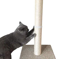 Dimaka Ultimate 29" de alto rascador de gato grande, poste de sisal natural y base pesada, rascador vertical completo - BESTMASCOTA.COM