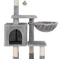 FEANDREA Árbol para gatos con postes rascadores cubiertos de sisal - BESTMASCOTA.COM
