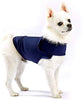 Furubaby Ansiedad Perro Abrigo una camisa Calm Down Perro Chaqueta para xs Pequeño Mediano Grande XL Perros | Color Sólido Azul Gris Verde Rosa Thunder Dog Wrap(Dark Blue) - BESTMASCOTA.COM