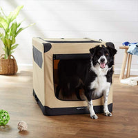 AmazonBasics - Caja plegable para perros con formación de carreras - BESTMASCOTA.COM