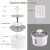 PingPIN Cat Water Fountain, 2.6L/88oz Pet Water Fountain, Flower Drinking Water Fountain for Cats with 2 Replacement Filters, Automatic Fountain for Cats, Dogs, Small Animals - BESTMASCOTA.COM