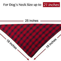 TRAVEL BUS Dog Bandana- 5pcs Washable Dog Bandanas Square Plaid Printing Dog Kerchief Set Scarf Accessories for Small to Large Dogs Cats Pets Reversible - BESTMASCOTA.COM