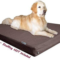 Dogbed4less - Funda exterior para cama de mascotas, color marrón chocolate, para cama de mascotas pequeña, mediana y extragrande - BESTMASCOTA.COM