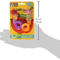 Bambú Pet cam650037 2-Pack Fat Cat Springy gusanos Catnip Juguete - BESTMASCOTA.COM