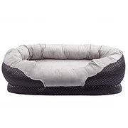 Cama ortopédica para perros AsFrost, con funda extraíble y lavable, cama de espuma viscoelástica para perros y gatos, cama antideslizante inferior para dormir - BESTMASCOTA.COM