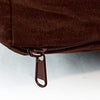 Floppy Dawg cama grande para perro con funda extraíble y forro impermeable. Fabricado para perros grandes de hasta 90 libras. Tamaño grande de 40 x 28 pulgadas y relleno de hasta 8 pulgadas de alto con piezas de espuma viscoelástica mezcladas. - BESTMASCOTA.COM