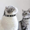 Joansan - Collar ajustable para gato, con piedras de estrás y cascabel, de seguridad básica, clásico, con longitud ajustable de 7 a 10 pulgadas, para gatos y gatitos - BESTMASCOTA.COM