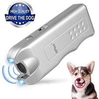Geohee ELenest - Repelente de perro de mano, disuasorio ultrasónico por infrarrojos, tapón de corteza + entrenamiento para perros de buen comportamiento - BESTMASCOTA.COM