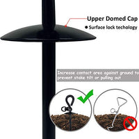 Estaca de sujeción para perro de alta calidad, extra resistente, para cadena de cable de amarre en patio o campamento, sin doblar o tirar fuera para perro pequeño, mediano o grande - BESTMASCOTA.COM
