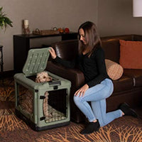 Pet Gear “The Other Door” 4 Door Steel Crate with Plush Bed + Travel Bag for Cats/Dogs - BESTMASCOTA.COM