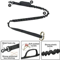 Correa táctica de nailon ajustable para perros de liberación rápida con 2 asas de control - BESTMASCOTA.COM