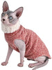 Kitipcoo Sphynx - Ropa de invierno para gatos, abrigo de pelo sintético cálido, abrigo de cuello alto para gatos, pijamas para gatos y perros pequeños, suéteres para gatos sin pelo - BESTMASCOTA.COM