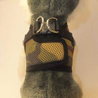 Arnés para perros de malla suave, cómodo para razas pequeñas, cachorros, juguetes, de 2 a 16 lb, en color rosa bebé, azul, negro, rojo, camuflado en tamaño pequeño, mediano, grande y extra grande - BESTMASCOTA.COM