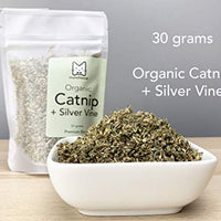 Munchiecat - Cenefa orgánica con plata, crecida, hojas y flores, mezcla premium - BESTMASCOTA.COM