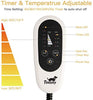 Toozey Almohadilla de calentamiento para mascotas, con temporizador, ajustable, impermeable, para gatos y perros con cable resistente a la masticación, almohadillas eléctricas para perros y gatos - BESTMASCOTA.COM