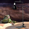 Hffheer Reptile Lamp Stand Adjustable Floor Light Stand Landing Lamp Stand Bracket Metal Lamp Support for Reptile Glass Terrarium Heating Light - BESTMASCOTA.COM