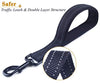Vivaglory Correa corta para perro con asa acolchada, doble correa de nailon reflectante para mascotas para entrenar, correa para perros de tamaño mediano a grande - BESTMASCOTA.COM