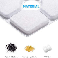 Around Pet Filtro de repuesto para fuente de gato, 12 paquetes con 2 cepillos de limpieza - BESTMASCOTA.COM
