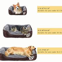 Cama para perro AsFrost Super suave sofá para mascotas, cama para gatos, tumbona antideslizante inferior para mascotas, auto calentamiento y cama transpirable para mascotas - BESTMASCOTA.COM