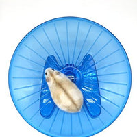 SatisPet Ultimate hámster Flying Saucer Ejercicio rueda, color azul – durable plástico ABS Running & Spinning – Rueda para chinchillas, ardillas y ratones - BESTMASCOTA.COM