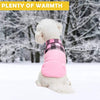 Chaleco polar para perro de SCIROKKO, chaleco de invierno con lado impermeable – Ropa reversible para mascotas para clima frío – chamarra a cuadros para cachorros y gatos - BESTMASCOTA.COM