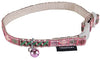 touchcat impreso collar de gato de nylon con cinturón de seguridad 8 – 12 inches - BESTMASCOTA.COM