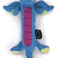 GoDog Skinny Dragons con protector para masticar, juguetes para perros de peluche duraderos con chirriadores - BESTMASCOTA.COM