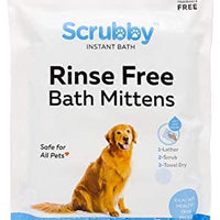 Toallitas para mascotas ScrubbyPet sin enjuague: usa el baño para mascotas, el aseo para mascotas y el lavado de mascotas, fácil de usar, solo para limpiar, secar. Excelente piel sensible. Las toallitas ideales para bañar a tu mascota, perro o gato. - BESTMASCOTA.COM