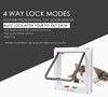 xusha 4 maneras de bloqueo Cat Flap Puerta (M/L) - BESTMASCOTA.COM