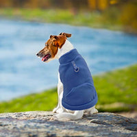 EXPAWLORER - Chaleco de forro polar para perro con bolsillo para abrigos esponjosos y ropa para el otoño y el invierno - BESTMASCOTA.COM