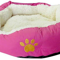Evelots suave mascota cama, Cats & Dogs, 17" D x 5" H, varios colores - BESTMASCOTA.COM