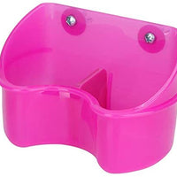 Sheens comedero de jaula de pájaros, de plástico, doble cuenco de alimentación, sin ensuciar, alimentador de agua de alimentos fijos para loros, periquitos, cacatúas, aves de corral, codornices - BESTMASCOTA.COM