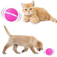 Versión mejorada 2.0: bolas blinkbrione para gatos y perros, enrollado automático/apagado automático, recargable por USB, pelota de juguete interactiva inteligente para gatitos, gatitos, cachorros con luces LED RGB, resistente al agua - BESTMASCOTA.COM