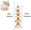 S-Mecánico Conejo Masticar Juguetes Naturales de Manzana Pequeños Animales Juguetes para Masticar Conejos Chinchilla Hámsters Cobayas Gerbils - BESTMASCOTA.COM