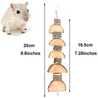 S-Mecánico Conejo Masticar Juguetes Naturales de Manzana Pequeños Animales Juguetes para Masticar Conejos Chinchilla Hámsters Cobayas Gerbils - BESTMASCOTA.COM