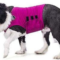 X@HE - Chaleco de alivio de ansiedad para perro, chaleco para mantener la comodidad, chaleco para perros de talla XS, M, L, XL, azul marino, gris, rosa, rojo y camuflaje - BESTMASCOTA.COM