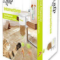 All for Paws Juguete interactivo para gatos con forma de puzle, dispensador de alimentos para gatos - BESTMASCOTA.COM