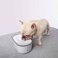 HoneyGuaridan W18 Fuente automática para beber agua de mascotas, dispensador de agua para perros y gatos, 2 l (70 oz) - BESTMASCOTA.COM