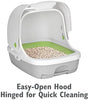 Purina Tidy Cats Breeze Hooded System Starter Kit Cat Litter Box, Litter Pellets & Pads - BESTMASCOTA.COM