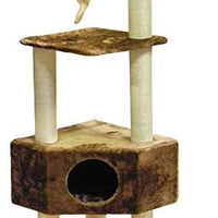 GO Pet Club café 51 en. Cat Árbol Condo - BESTMASCOTA.COM