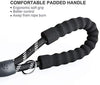 Toozey - Correa para perro de 4.9 ft, correa de cuerda con cómodo mango acolchado e hilos reflectantes, resistente correa trenzada para perros medianos y grandes - BESTMASCOTA.COM