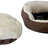 Evelots suave mascota cama, Cats & Dogs, 17" D x 5" H, varios colores - BESTMASCOTA.COM