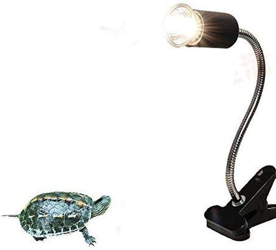 CTKcom UVA UVB - Bombilla de cerámica repelente con soporte para lámpara de calefacción de mascotas, lámpara de fijación para reptiles, repelente de acuario, luz ajustable, soporte de iluminación de hábitat, 110 V-130 V (negro) - BESTMASCOTA.COM
