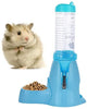 Guardians - Botella de agua para hámster, botella de agua automática para mascotas con contenedor de alimentos, base para choza, para colgar, botellas de alimentación de agua, dispensador automático para animales pequeños - BESTMASCOTA.COM