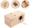 YJJKJ - Caja de madera para periquitos y cacatúas - BESTMASCOTA.COM