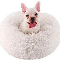 Neekor - Cama para perro o gato, suave, de felpa, para invierno, cálida, para dormir, redonda, mullida, para cachorros, perros y gatos, tamaño: pequeño/mediano/grande/extragrande - BESTMASCOTA.COM